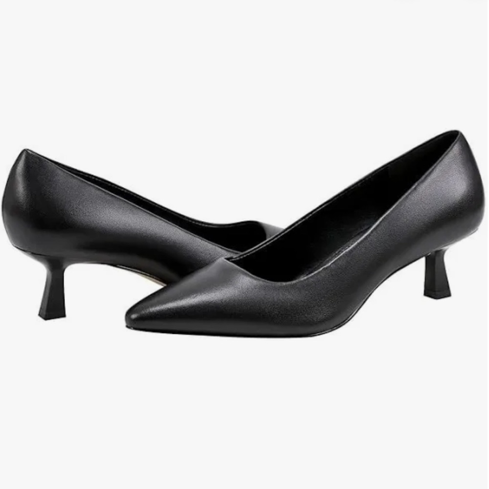 MARC FISHER LTD Kendri Pointed Toe Kitten Heel Pump